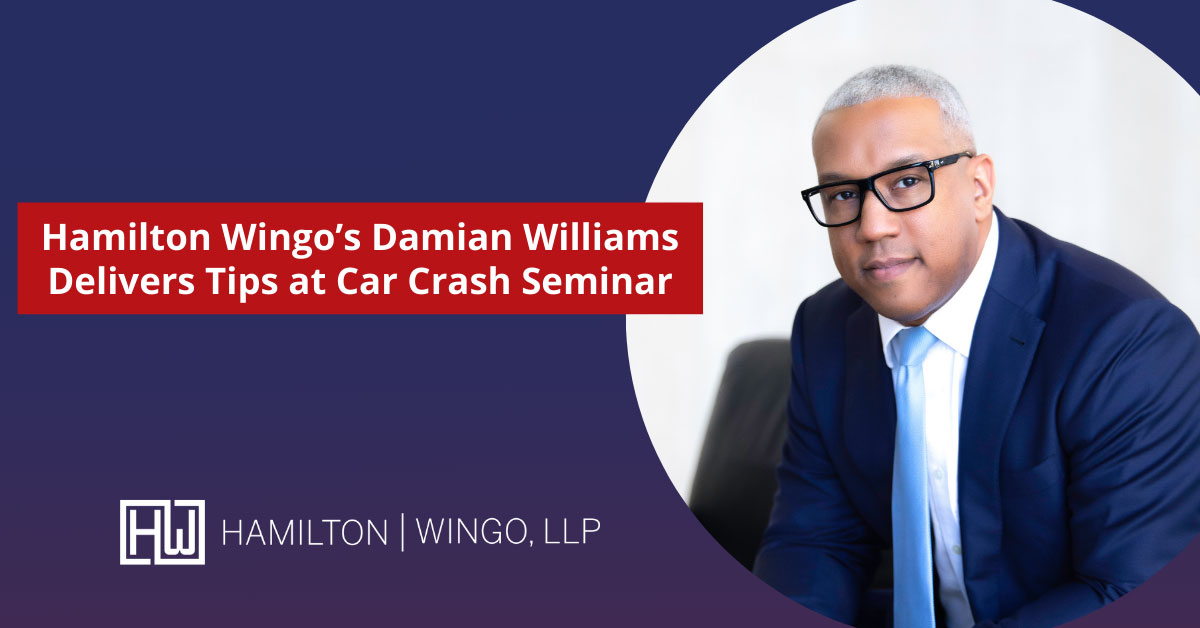 Damian Williams Car Crash Seminar