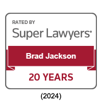 Brad Jackson Super Lawyers 20 Years 2024